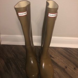 Tan Hunter Boots SZ8